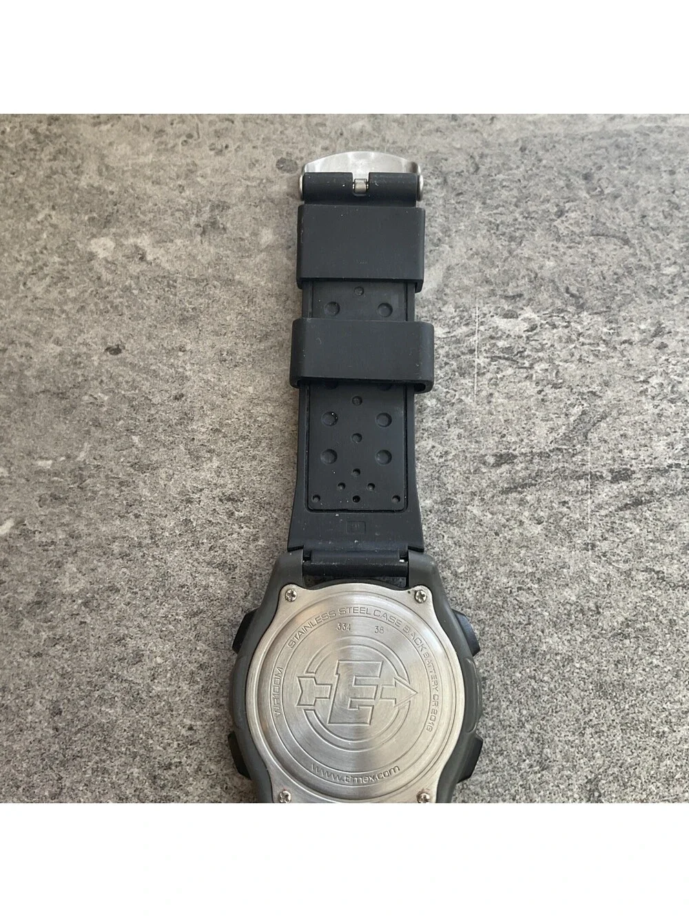TIMEX Expedition Watch Indiglo Black 42mm Case Chrono Alarms Date TW4B07700 A15